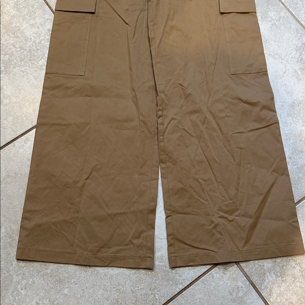 The Ragged Priest Earthling Tan D-Ring Cut Out Waist Baggy Cargo Pants 8 Wide - Picture 9 of 10